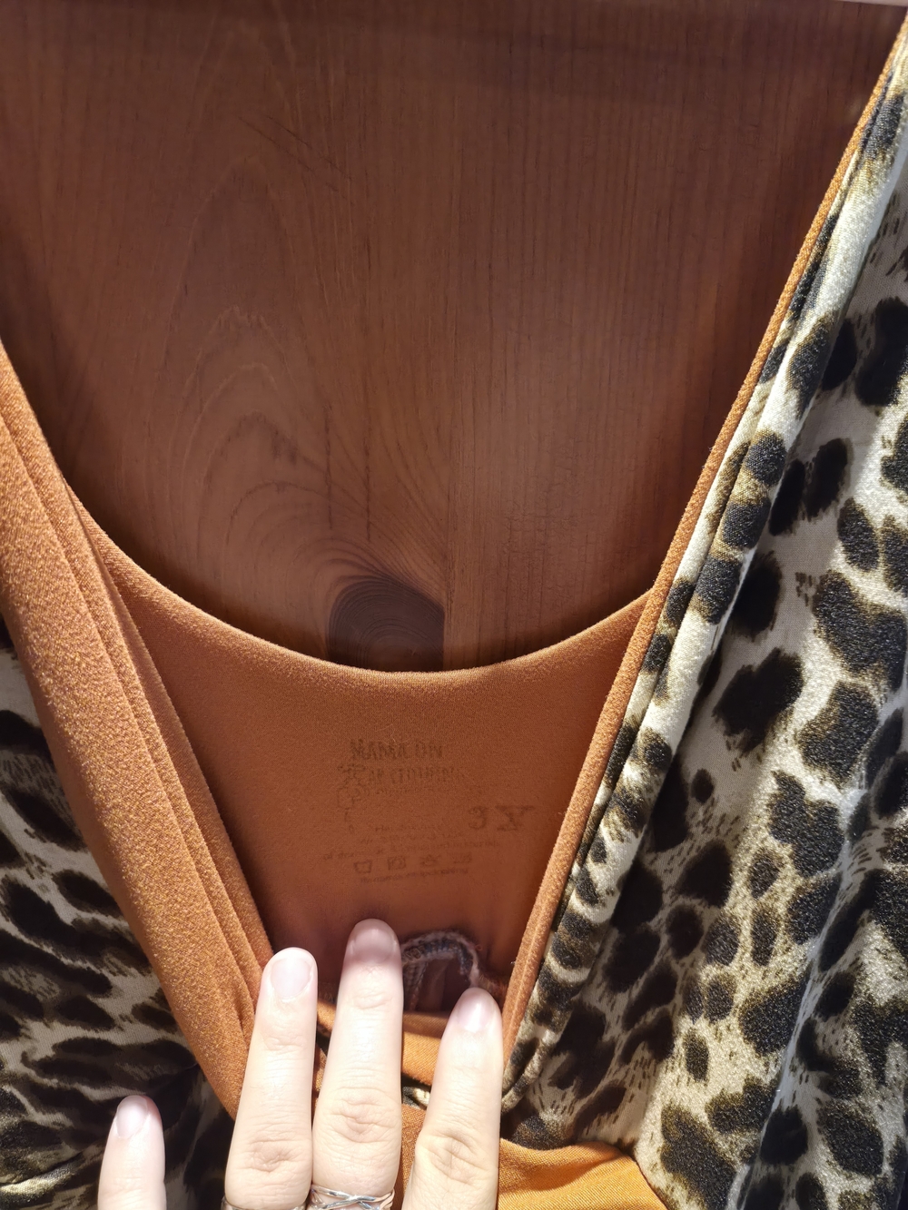 Latched Mama Leopard Print & Mustard Wrap Jumpsuit - Picture 5 of 5